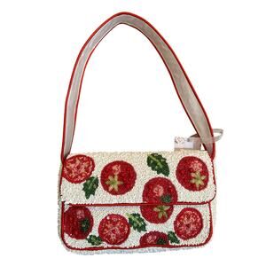 NWT VIRAL T.J.Maxx Beaded Tomato Purse